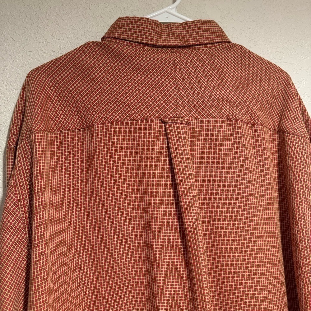 Bugatchi Orange and Yellow Button Down - image 6